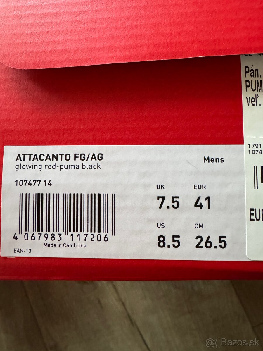 Nove kopacky Puma Attacanto velkost 41 - 4