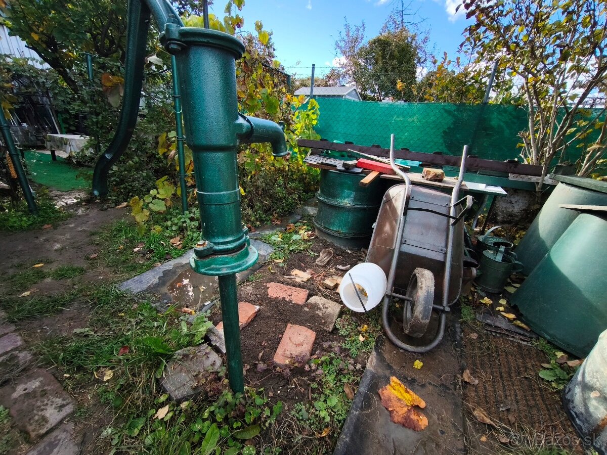 Udržiavaná záhrada so studňou a chatkou - 4