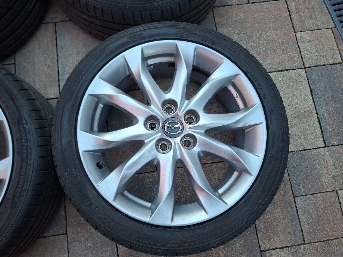 Predám hlinikové disky org.Mazda 3--R18 - 4