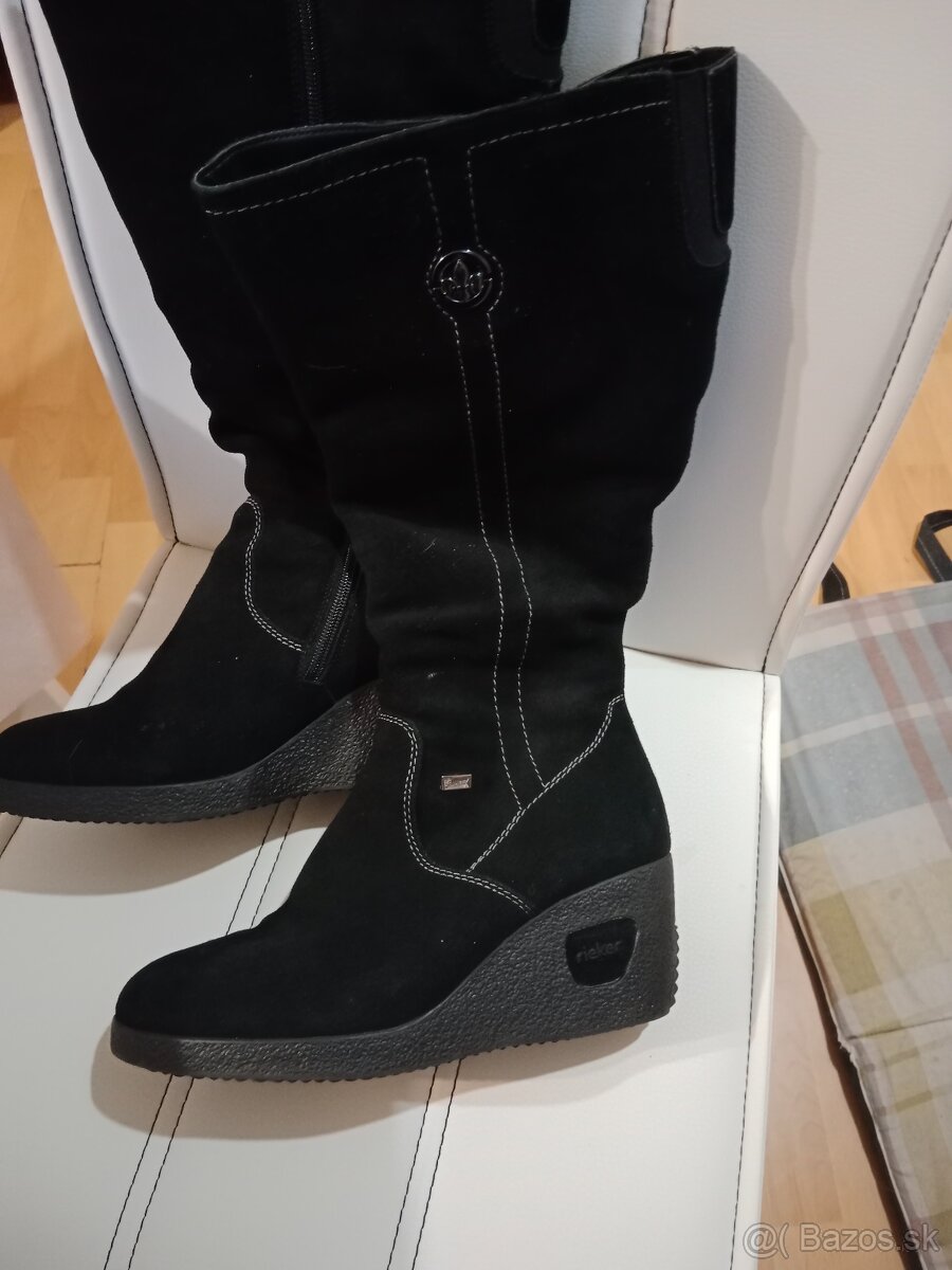 KOŽENÉ ČIŽMY RIEKER - 4