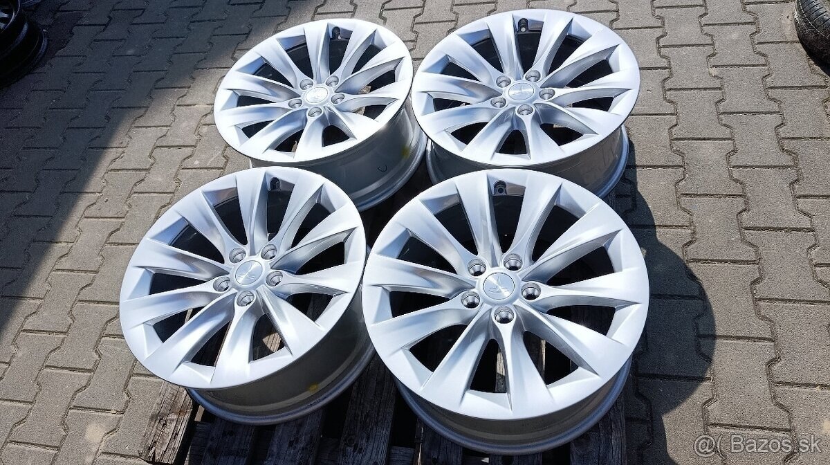 Originálne alu disky Tesla Model S 5x120 R19 - 4
