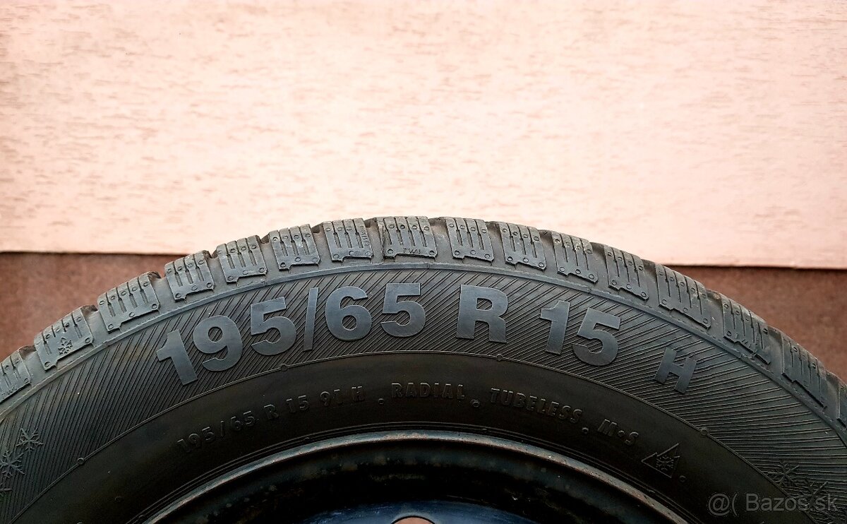 Zimné pneumatiky s diskami 195/65 R15 - 4
