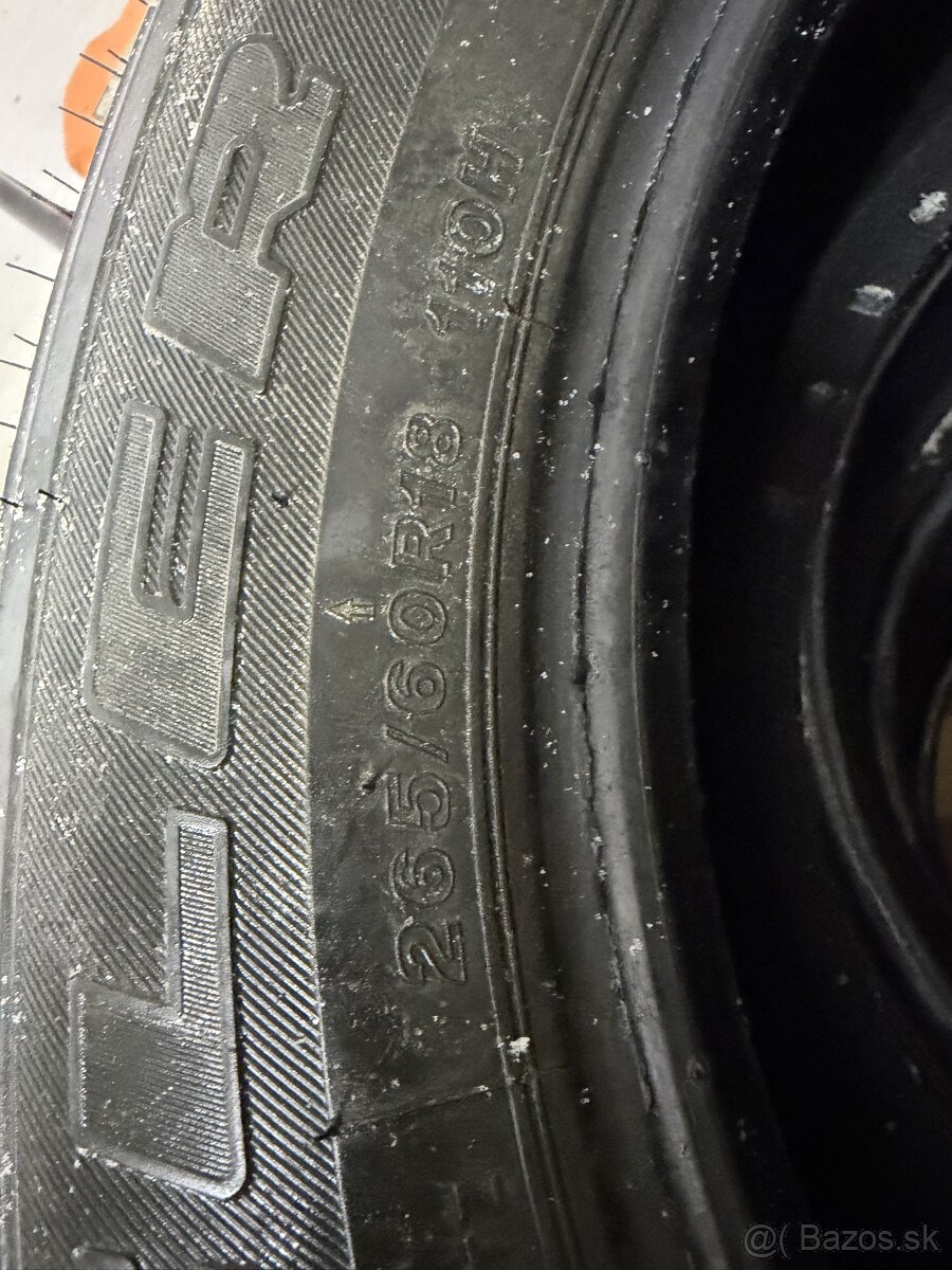 Bridgestone Dueler r18 265/60 - 4