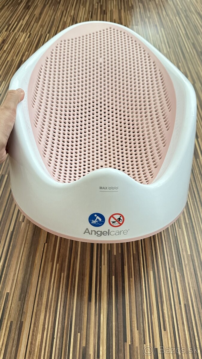 📌 Ležadlo do vaničky ANGELCARE – Light Pink - 4
