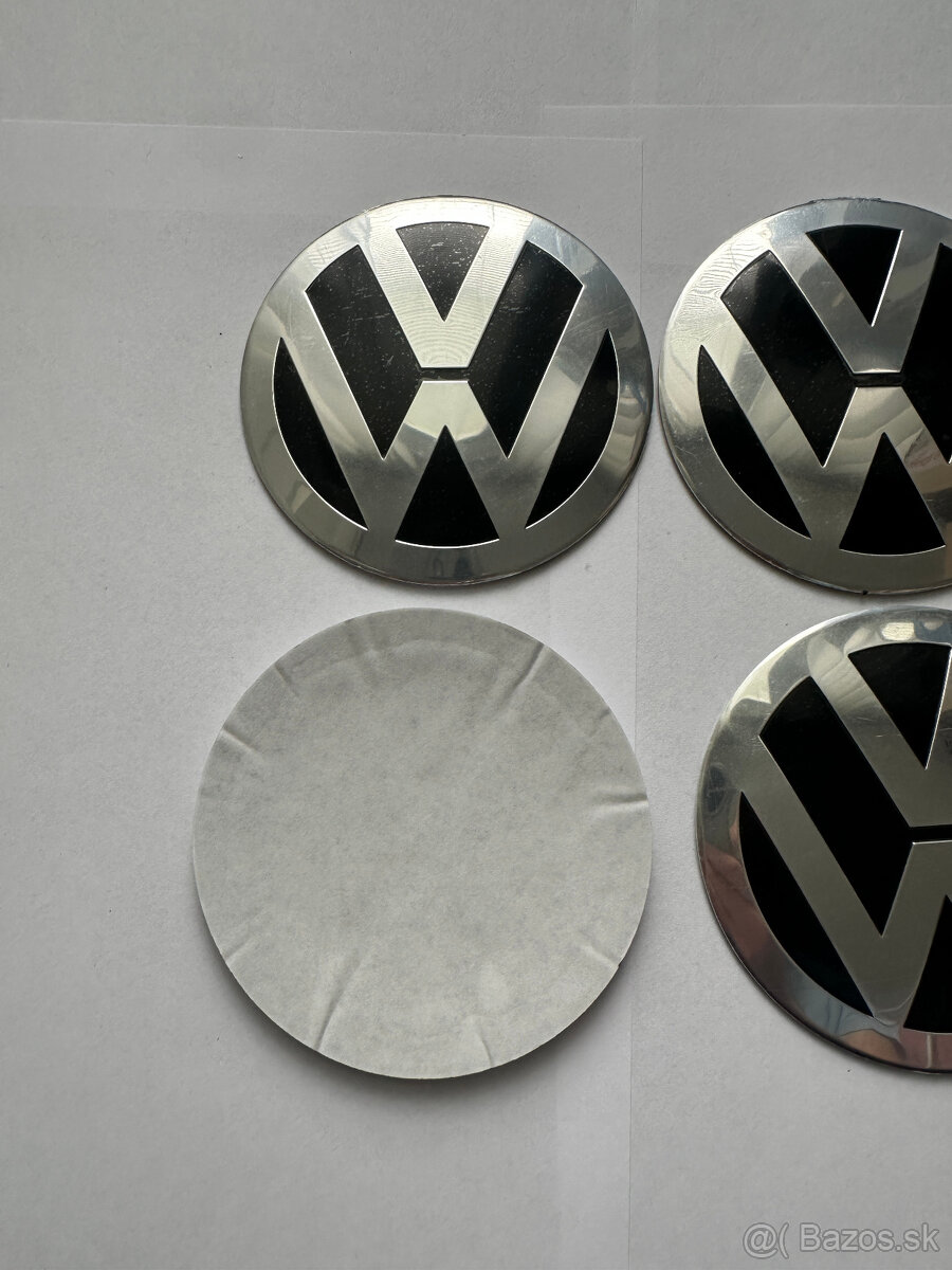 Nálepky na pukličky diskov VW 90 60 a 56 mm - 4