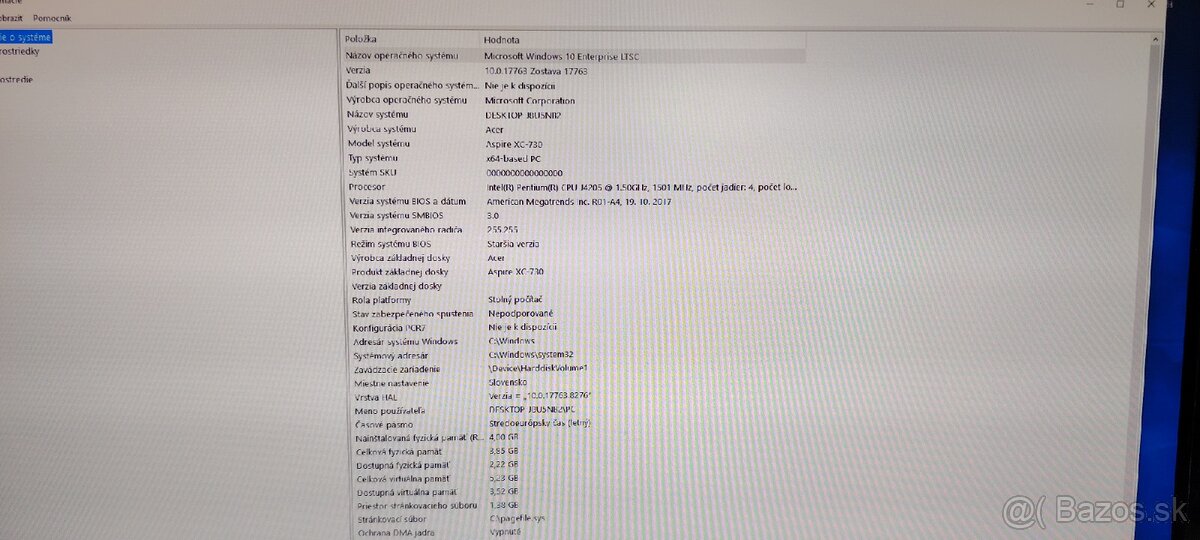 Predám Pc Acer xc-730 - 4