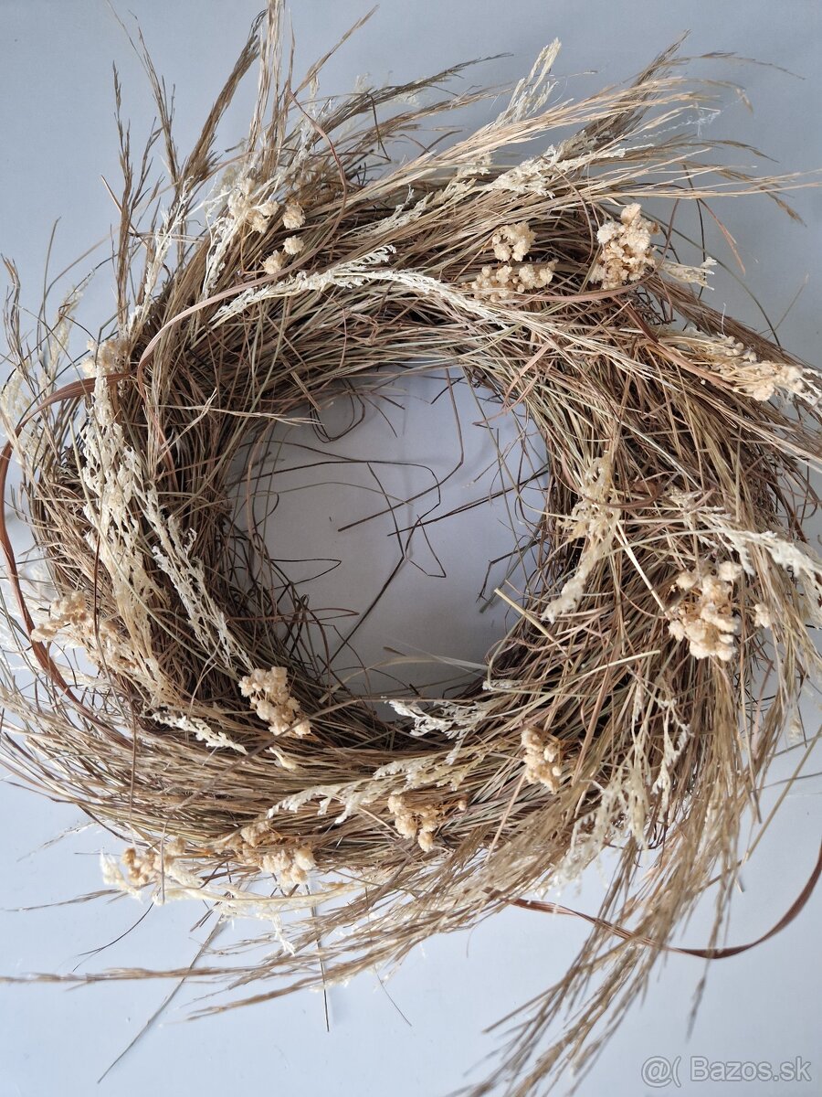 VENIEC PRÍRODNÝ -nový - priemer 33cm - 4