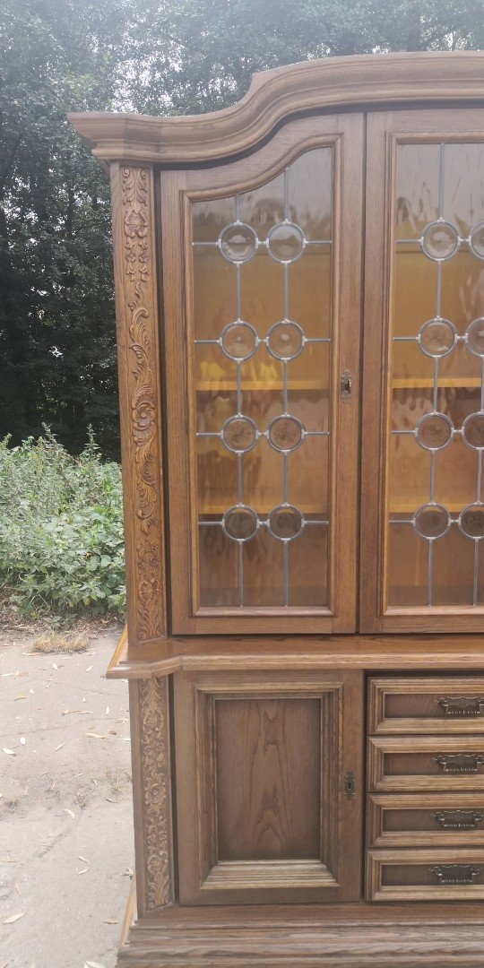 Rustikálny masívny priborník - 4