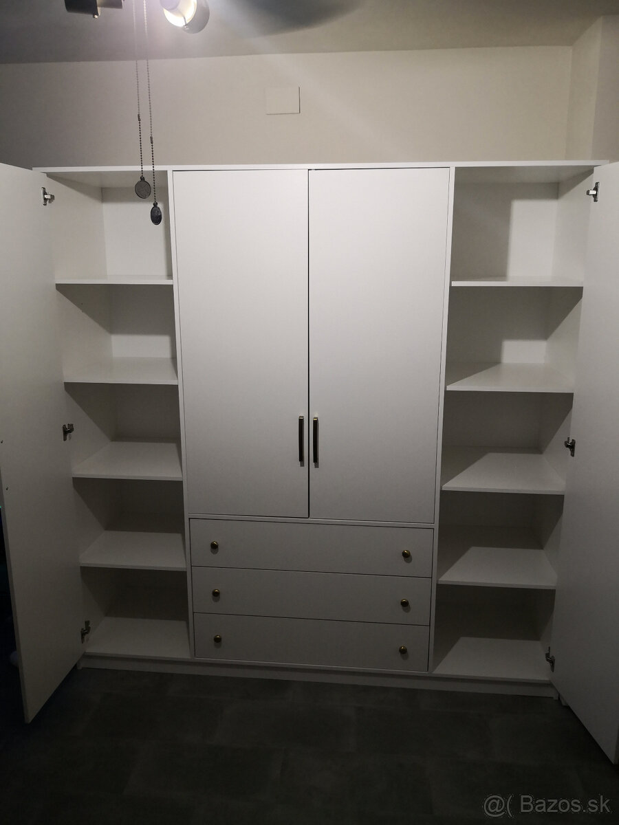 Skriňa Bali D4 Retro biela nová - 4