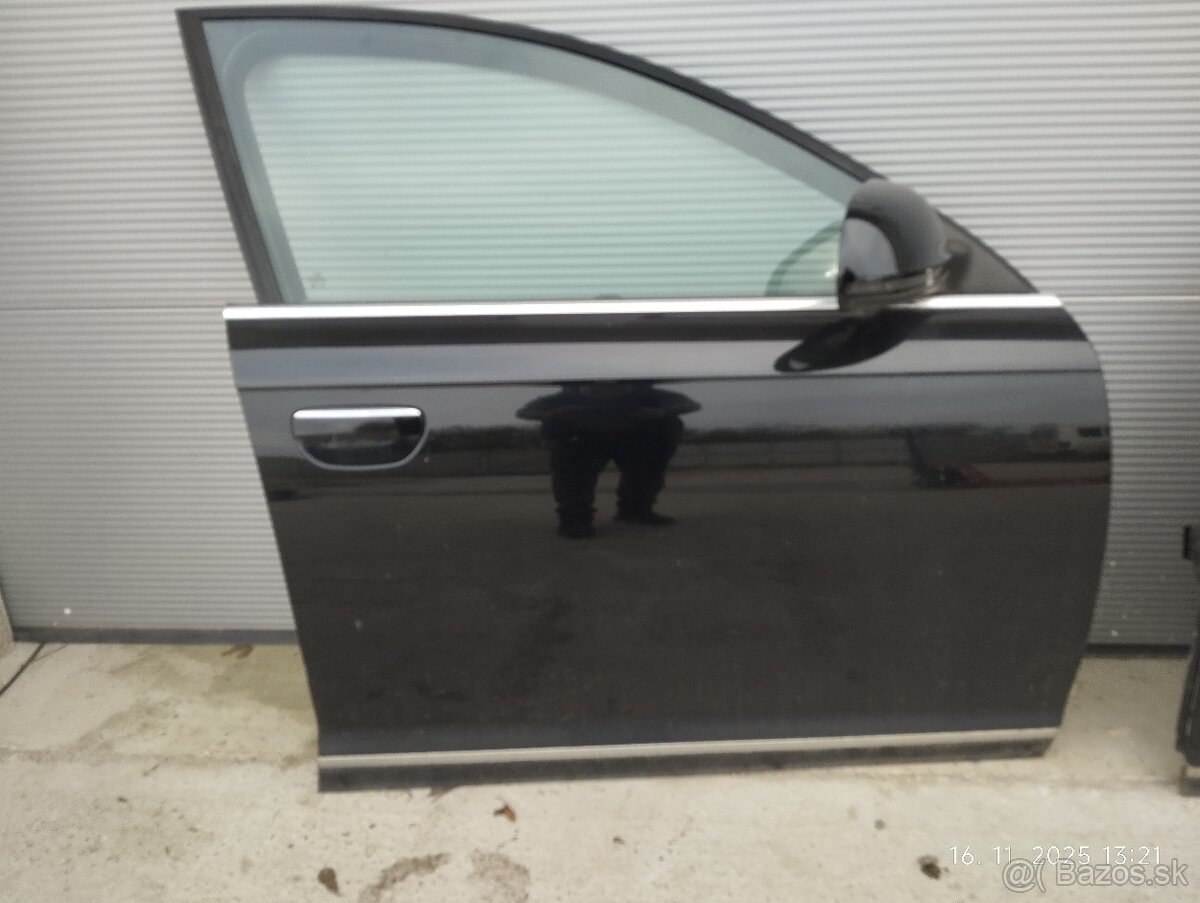 Predám komplet predné dvere na Audi A6 c6 2009 model čierne - 4
