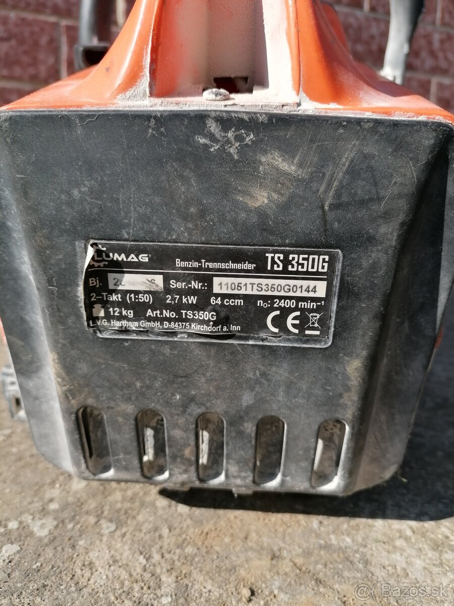 Benzinová rezačka Lumag TS350G - 4