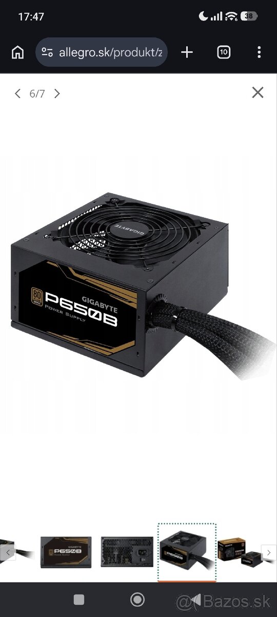 Gigabyte zdroj 650w - 4