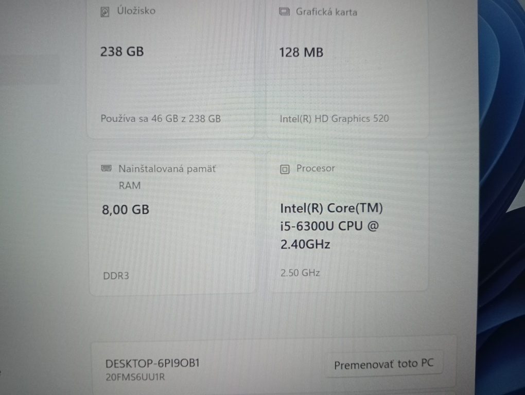 Lenovo Thinkpad T460 , Intel core i5 , ssd , 8gb ram , WIN11 - 4