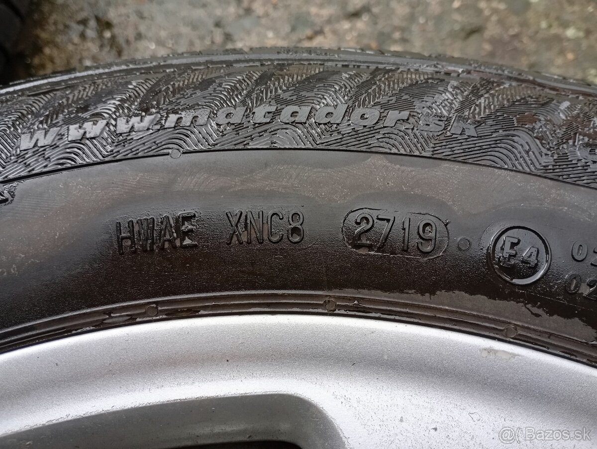 Zimné pneu Originál Audi elektróny 195/65/R15 91T - 4