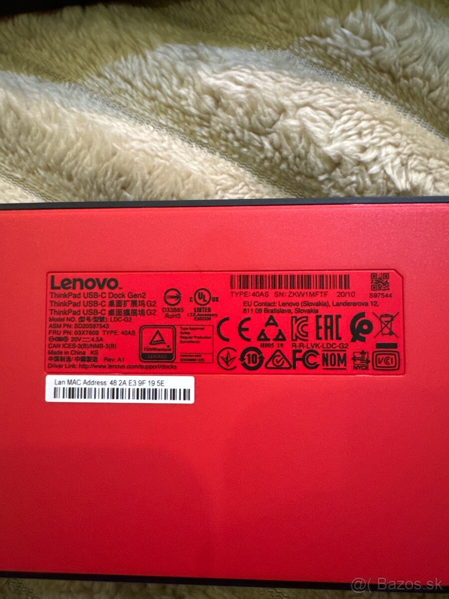 Lenovo Thinkpad USB-C Gen2. - 4