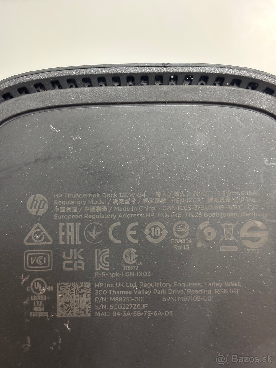 HP Thunderbolt Dock 120W G4 - 4