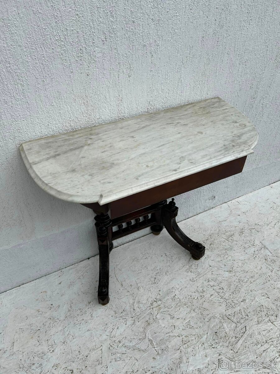 Altdeutschový konzolový stolík - 4