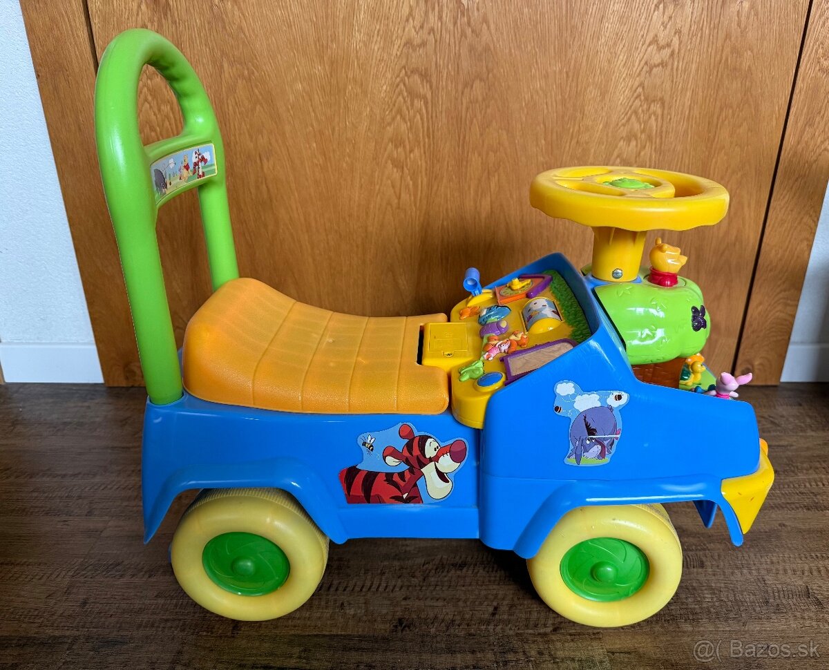 Odrážadlo, hojdačka autíčko 4v1 macko Pu - 4