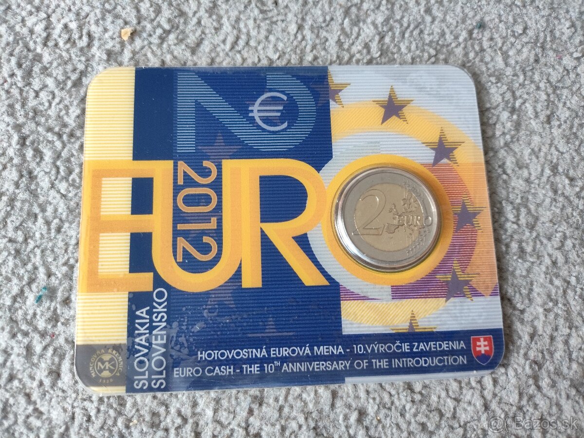 Predám Slovenské 2€ BU karty - 4