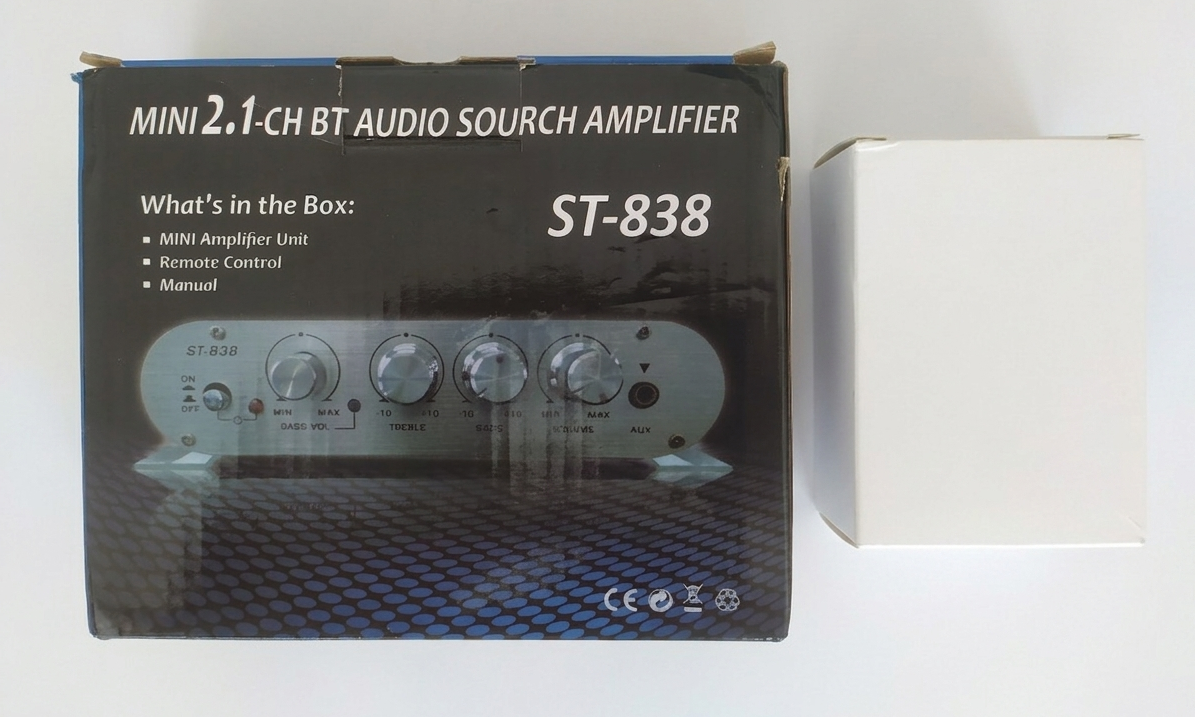 Zosilňovač 2x40W, s adaptérom - 4