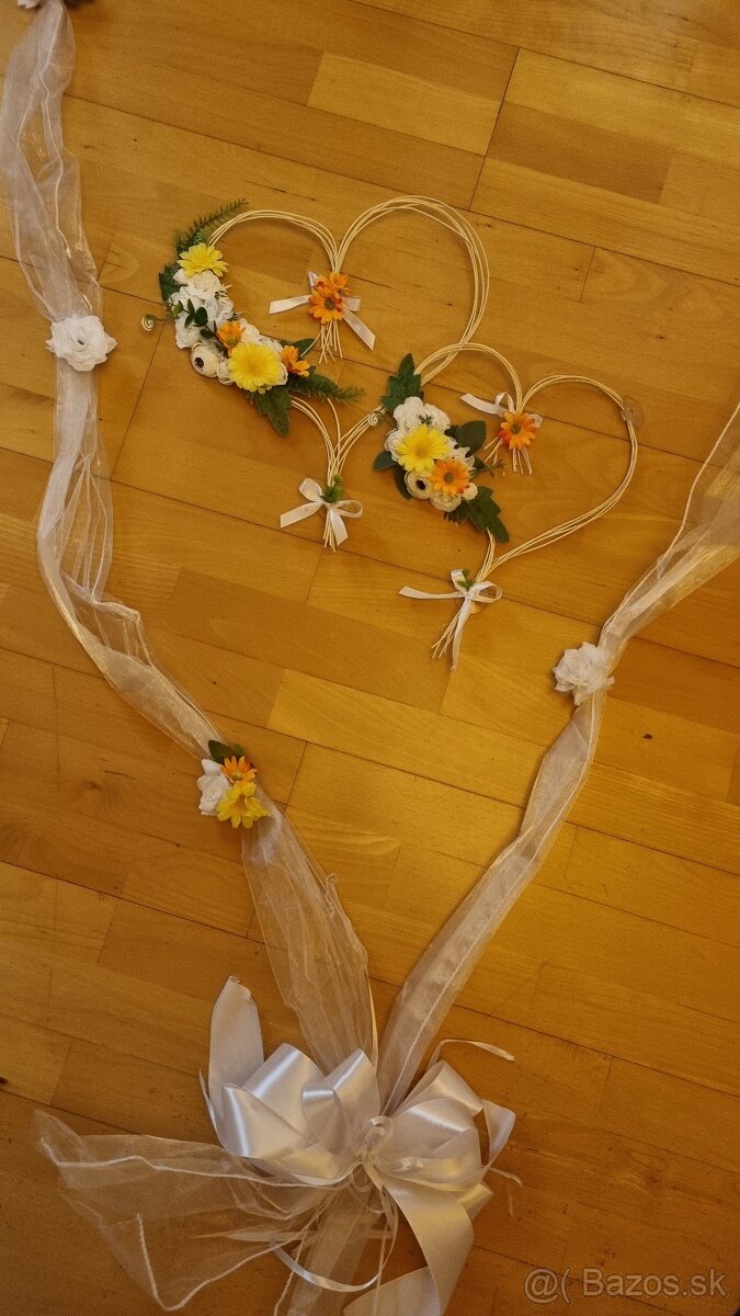 Svadobná výzdoba na auto - 4