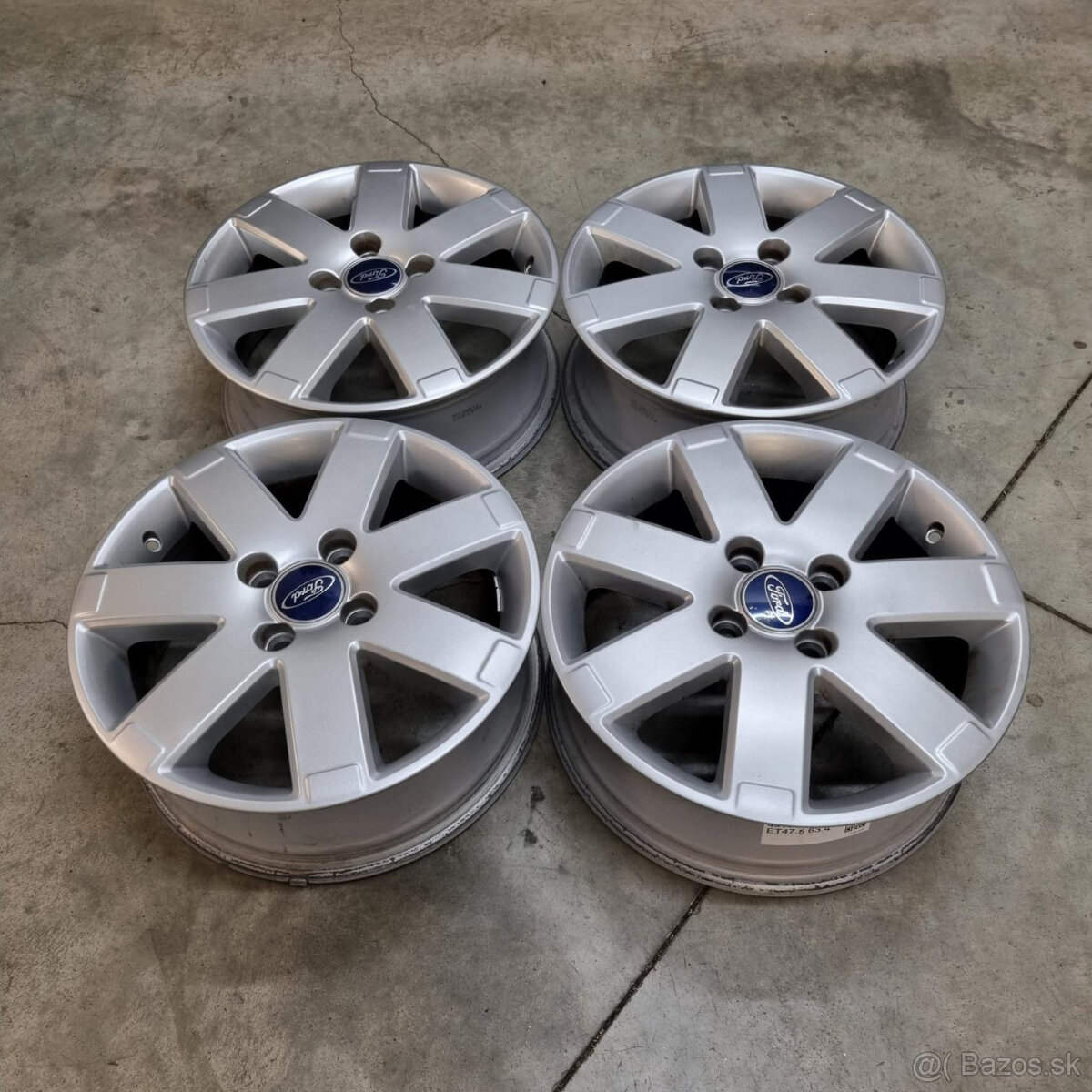 Hliníkové Ford disky 4x108 R16, 6J ET47.5 - 4