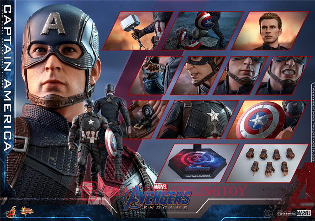 Kapitán Amerika Avengers Endgame Hot Toys MMS536 - 4