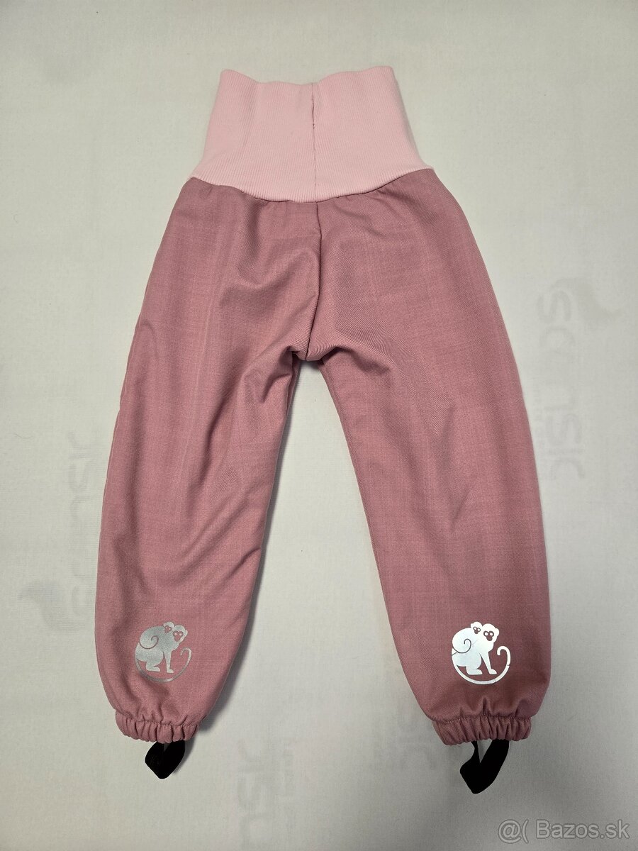 Softshellová bunda a nohavice s baránkom Monkey Mum - 4