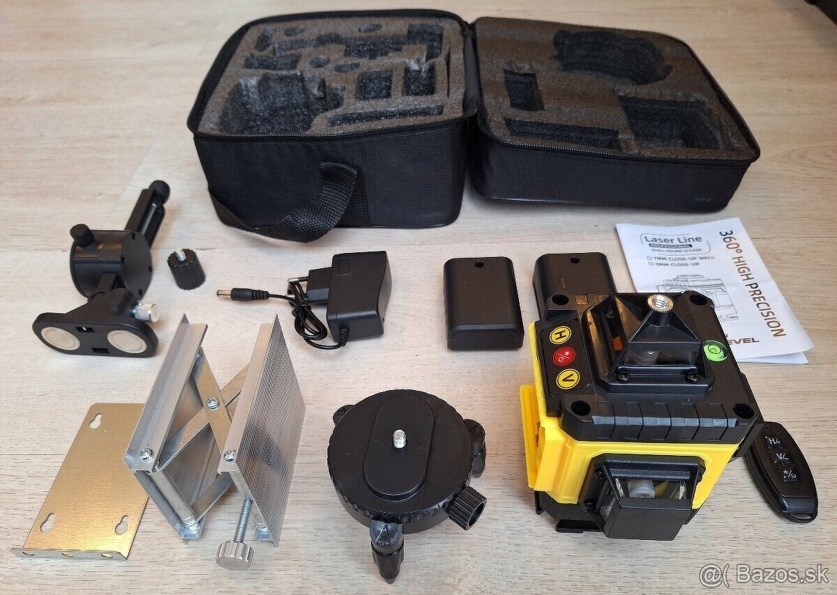 Krížový samonivelačný laser 360° - 4