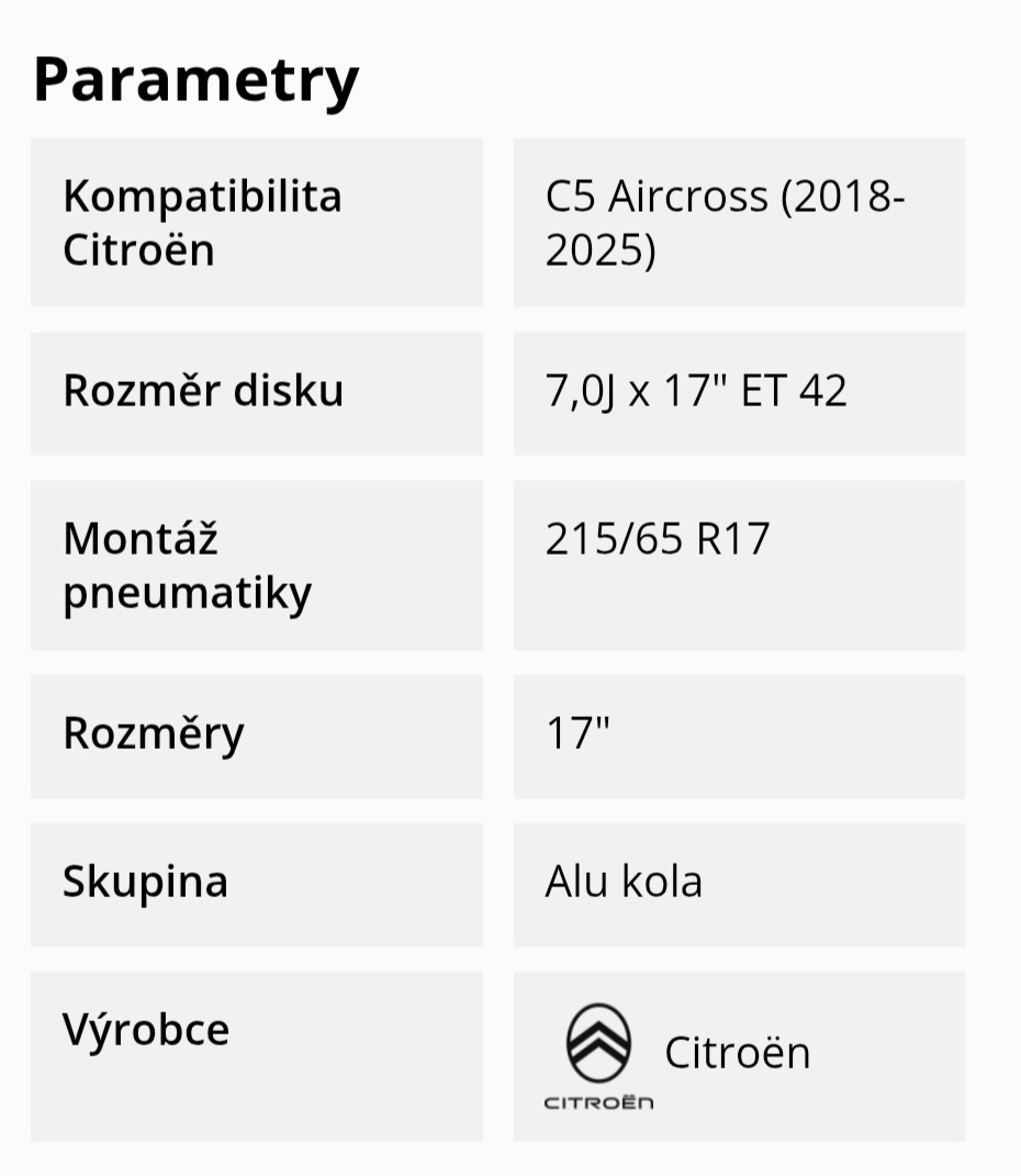 alu kola CITROEN R17 - 4