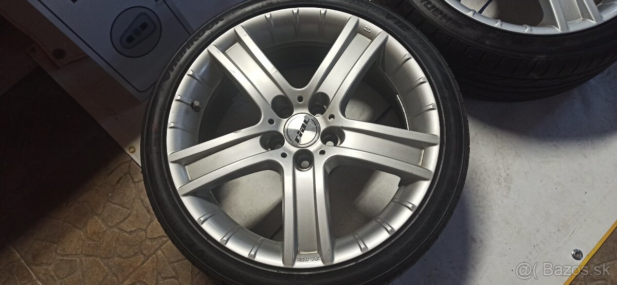 Hliníkové disky ,letné pneumatiky 205/40 R17 ZR 84W 5x100 - 4