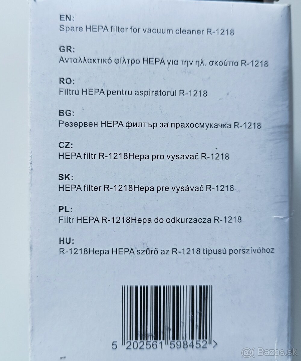 filtre do vysávača Rohnson - 4