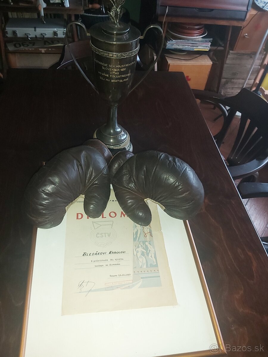 Starodávne boxerské rukavice - 4