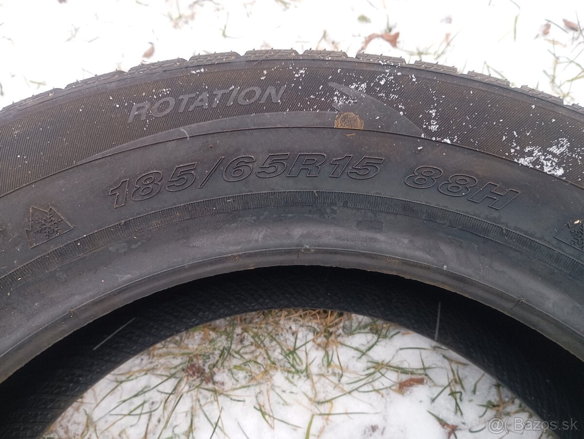 Predám zimné gumy 185/65 R15 - 4