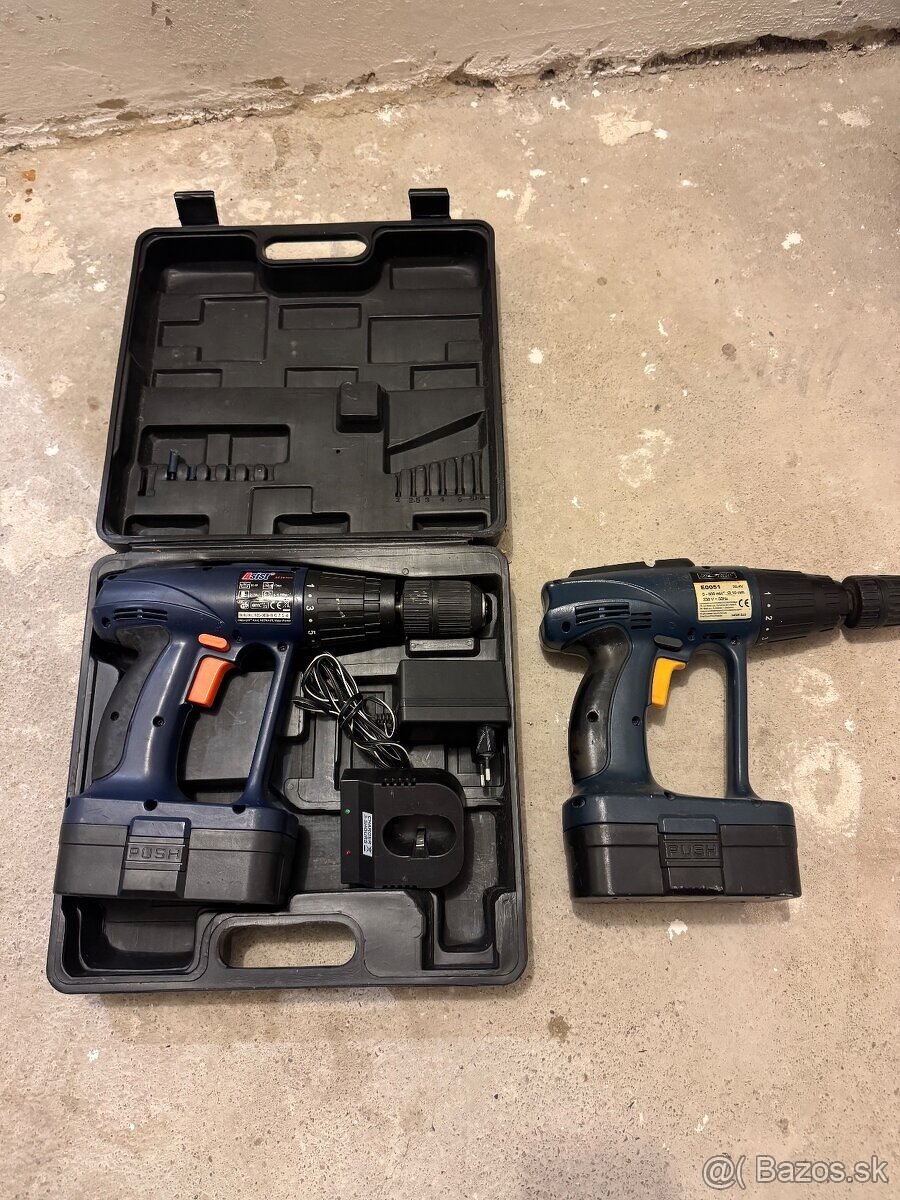 2x Aku vŕtačka Asist a Noell (20,4V) – na diely / repas - 4
