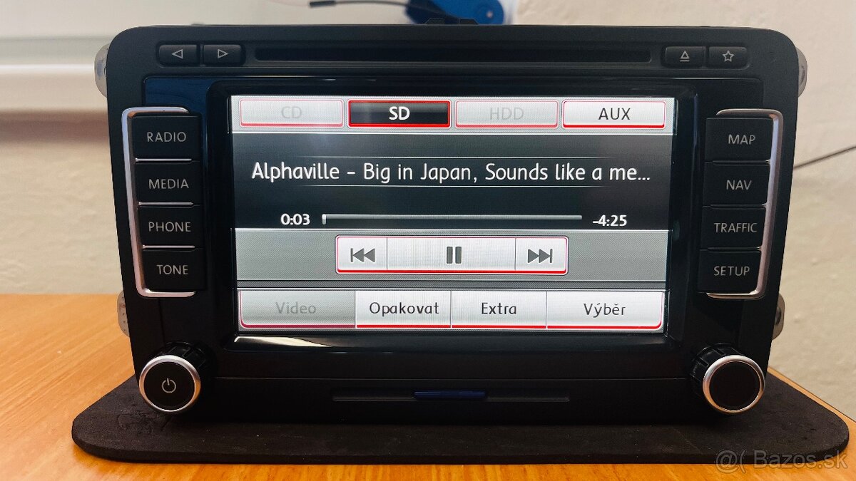 Rádio RNS 510 - VW / Škoda - RNS510 - DAB, LED, SSD - 4