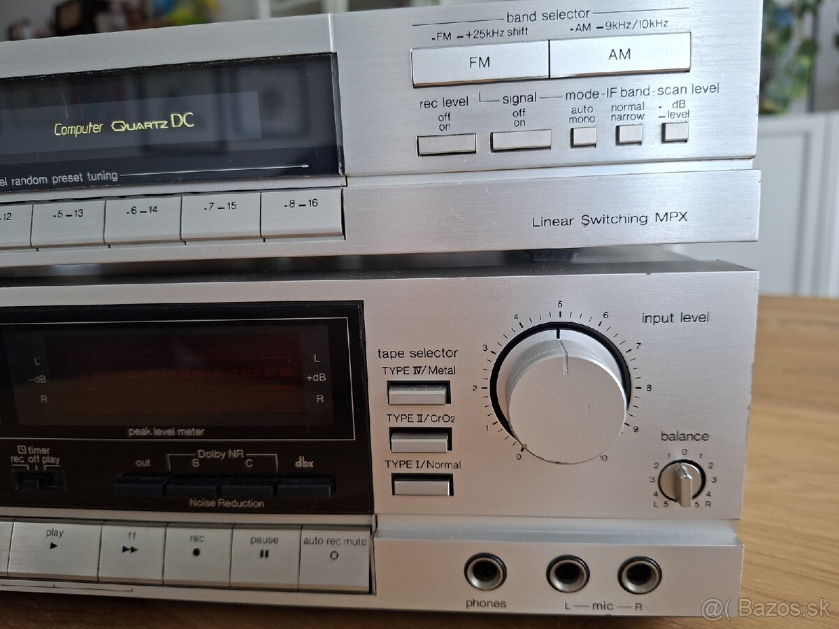 Deck Technics RS-B405 + tuner Technics ST-G4 - 4