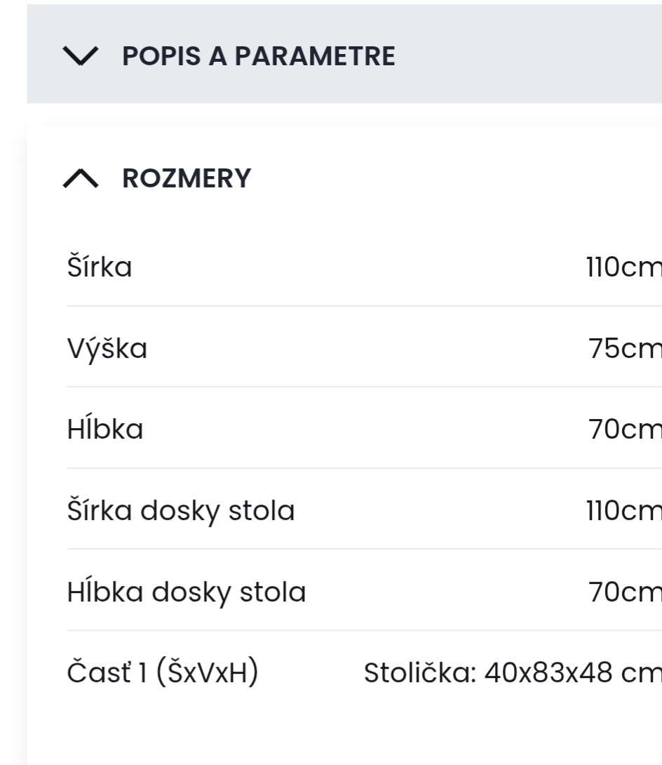 Jedálenský stôl a stoličky - 4
