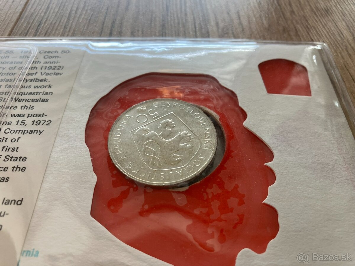 Numizmatické mincové obálky Československo Slovensko - mince - 4