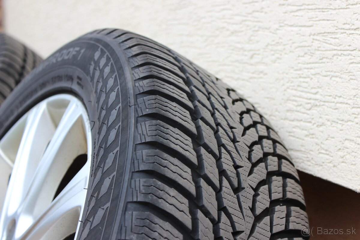 ZIMNÉ pneumatiky 215/55 R16 97H + disky FORD - 4