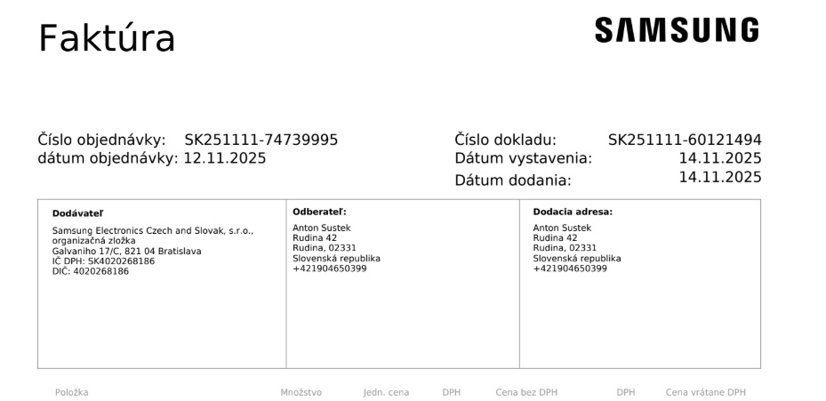 50" QLED QEF1 4K Smart TV (2025) nový
- 4