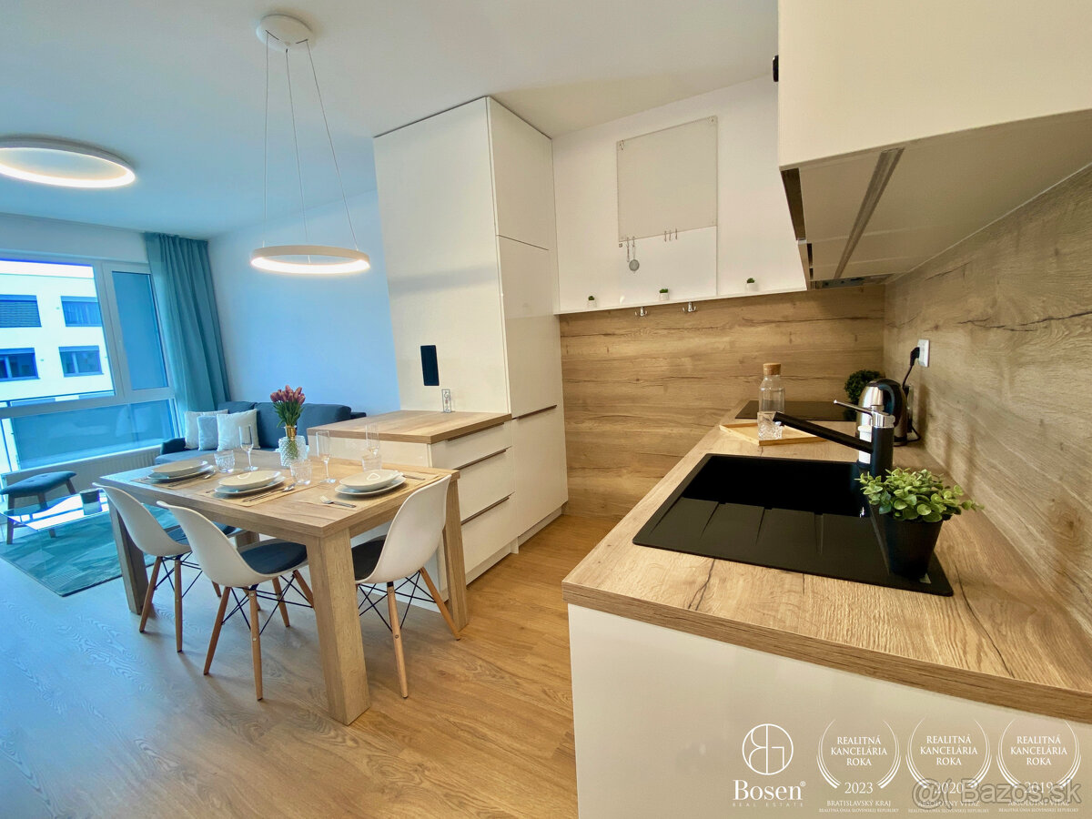 BOSEN | Prenájom 2 izbový byt s loggiou, Nuppu, Bratislava m - 4