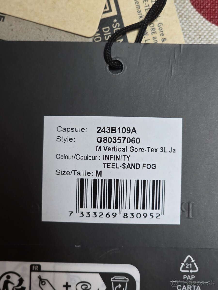 Nová bunda Peak Performance Vertical Gore-Tex 3L – Veľkosť M - 4