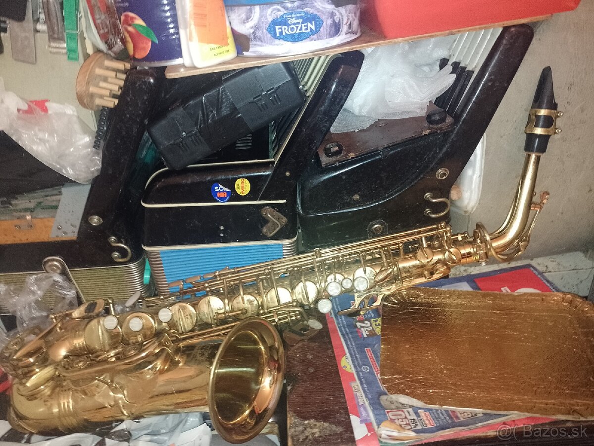 Akordeón Saxafón Harmonika - 4