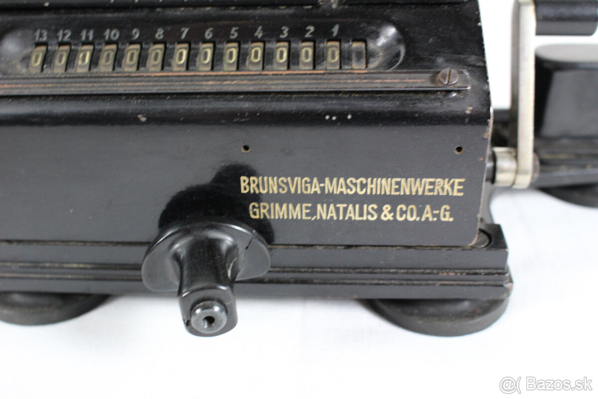 starožitná počítačka Brunsviga - 4