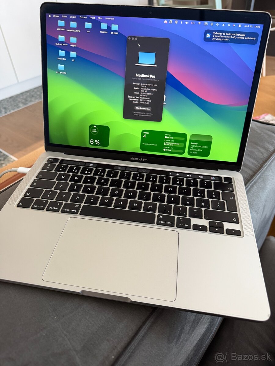 MacBook Pro 13" 2020 i5 / 16GB / 512GB SSD Silver - 4
