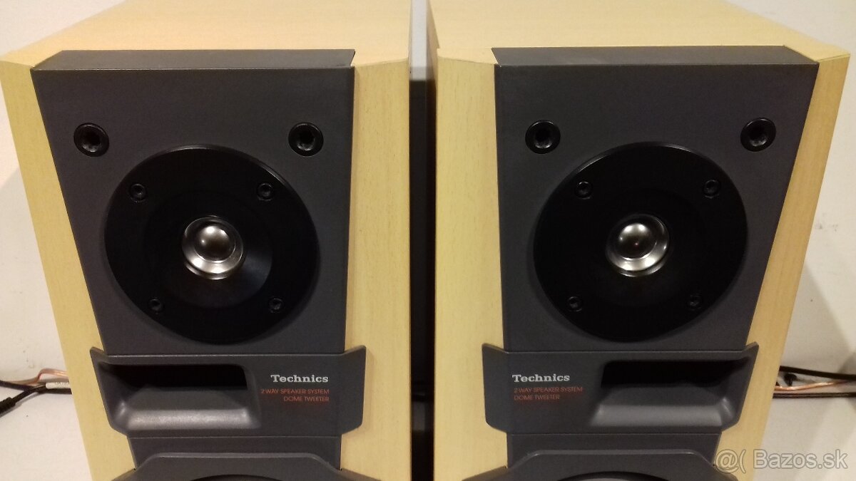 Krasne 60W reproduktory TECHNICS 33x16x24cm 2-pasmove, AB43 - 4