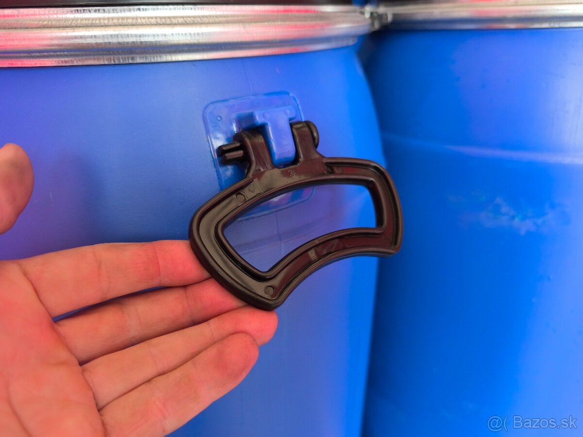 Predám potravinárske 80l plastové sudy - 4