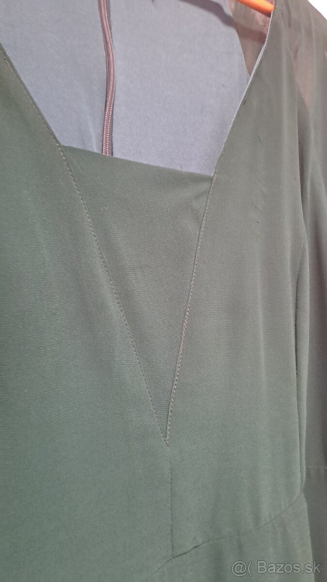 Spoločenské šaty smaragdove xxl - 4