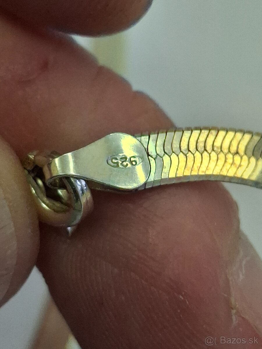 Strieborný set 2 - náramok a náhrdelník - 4